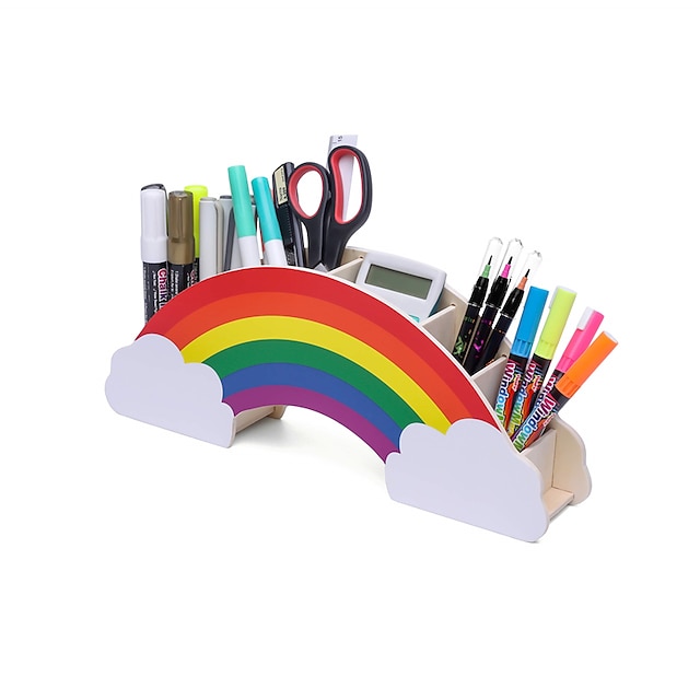 Consumer Electronics Stationery | Pen Pencil Holder Cup Creative Multifunction Plastics for School Student Children - RR18430