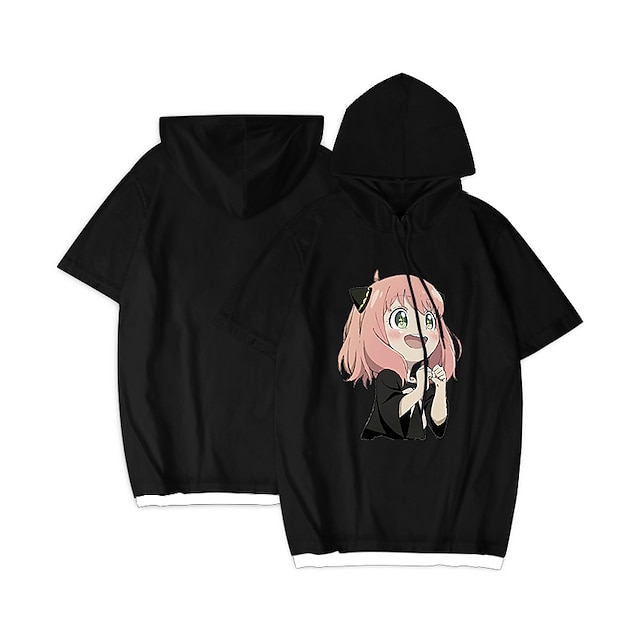  Inspired by Spy x Family Spy Family Loid Forger Yor Forger Anya Forger Hoodie Cartoon Poly / Cotton Anime Harajuku Graphic Kawaii Hoodie For Men's / Women's / Couple's
