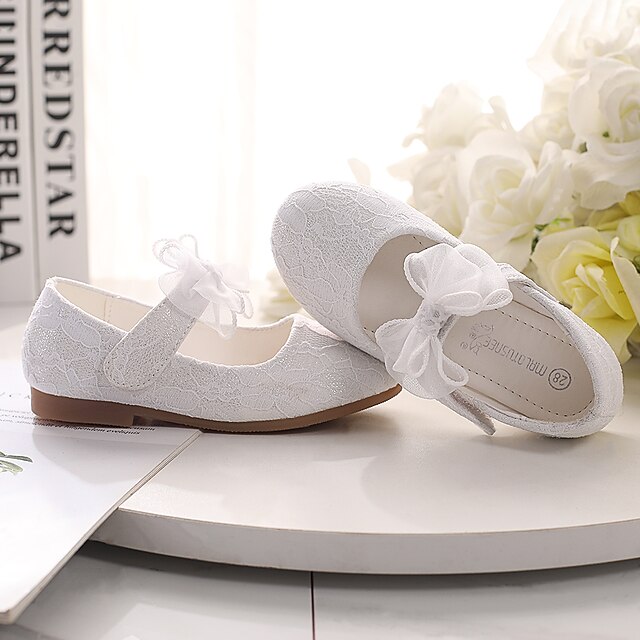 Shoes & Bags Kids Shoes | Girls Flats Flower Girl Shoes Lace Breathable Mesh Breathability Wedding Cute Dress Shoes Little Kids(