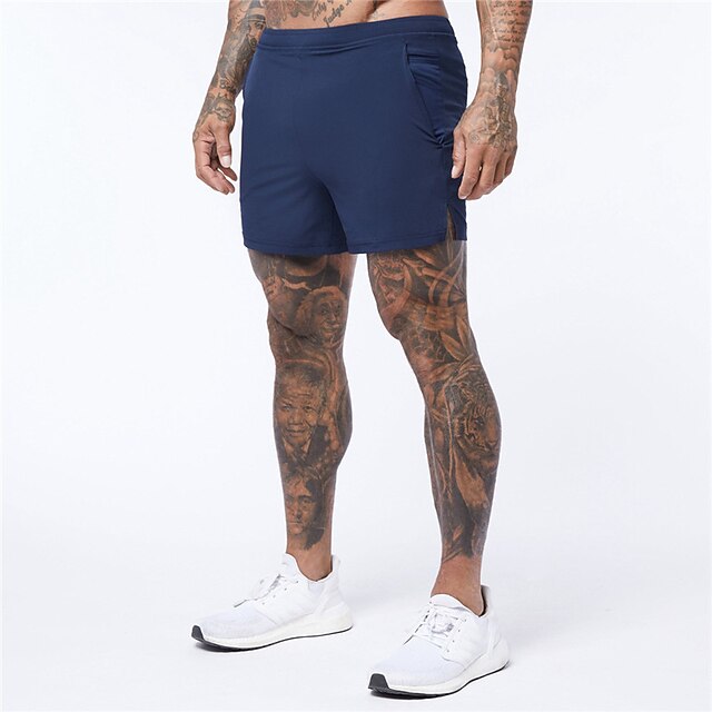 Mens Clothing Mens Bottoms | Mens Classic Style Fashion Active Shorts Elastic Waist Front Pocket Short Pants Sports Outdoor Casu