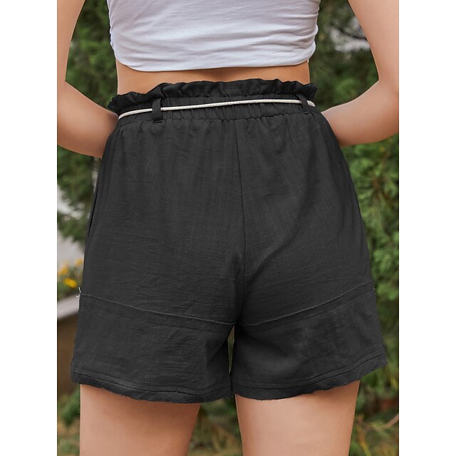 Womens Clothing Womens Bottoms | Womens Casual / Sporty Athleisure Shorts Wide Leg Elastic Waist Short Pants Casual Weekend Inel