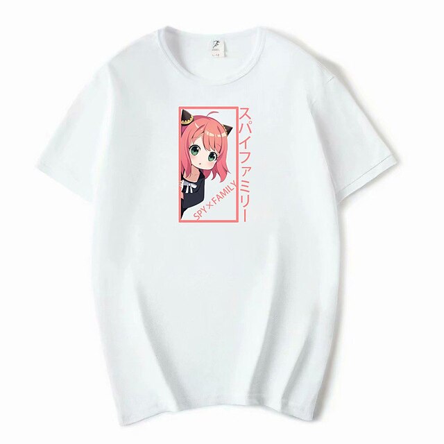 Toys & Hobbies Cosplay & Costumes | Inspired by Spy x Family Spy Family Loid Forger Yor Forger Anya Forger T-shirt Cartoon 100% 