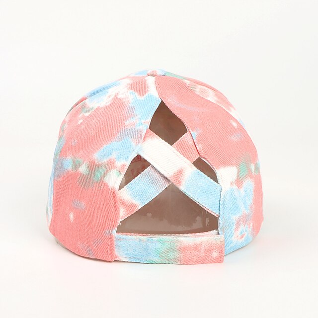 Shoes & Bags Fashion Accessories | 1pcs New Fashion Colorful Tie-dye Baseball Cap Spring Mens and Womens Trend Lovers Hat Outdoo