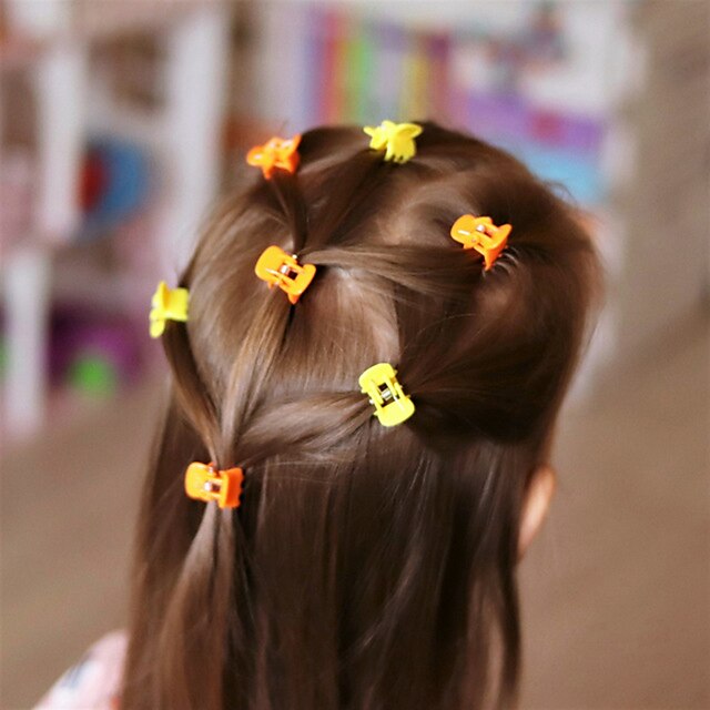 Baby & Kids Kids Accessories | 30pcs Kids Girls Sweet Daily Solid Colored Sequins Hair Accessories Colorful / Black / Yellow - B