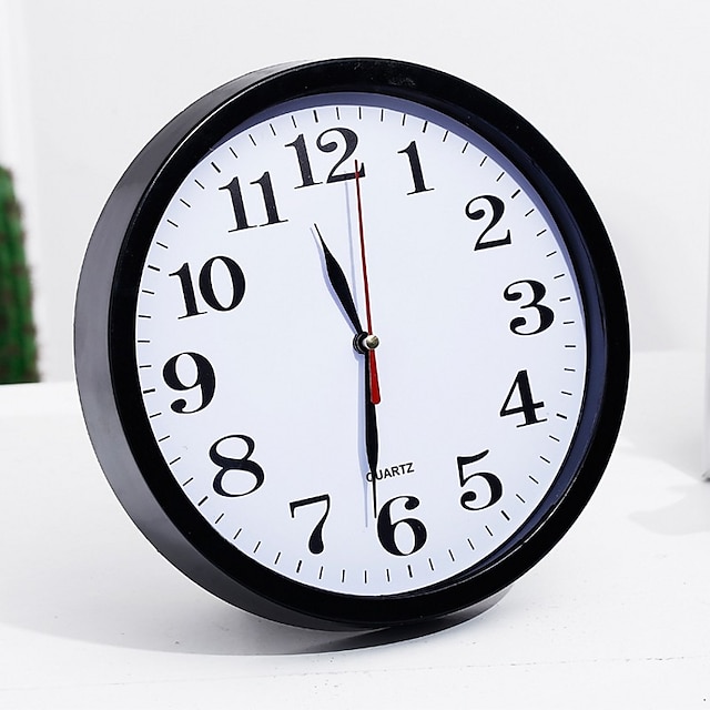  Reloj de pared antiguo europeo de 23cm, reloj de pared de salón para dormitorio, reloj de moda creativo, reloj simple, reloj de pared de dormitorio de cocina simple, reloj silencioso para sala de