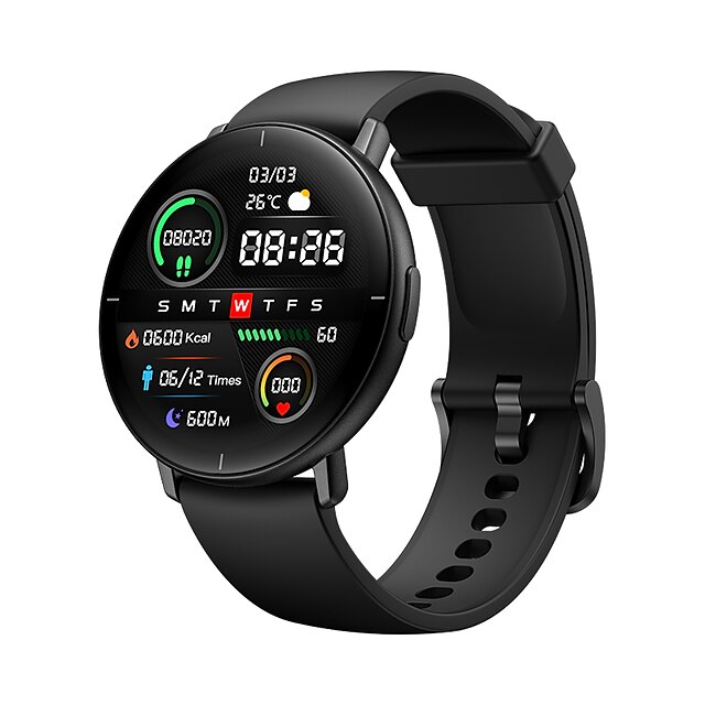  Mibrolite Smart Watch 1.3 inch Smartwatch Fitness Running Watch Bluetooth Pedometer Call Reminder Activity Tracker Compatible with Android iOS Women Men Waterproof Long Standby Message Reminder IP68