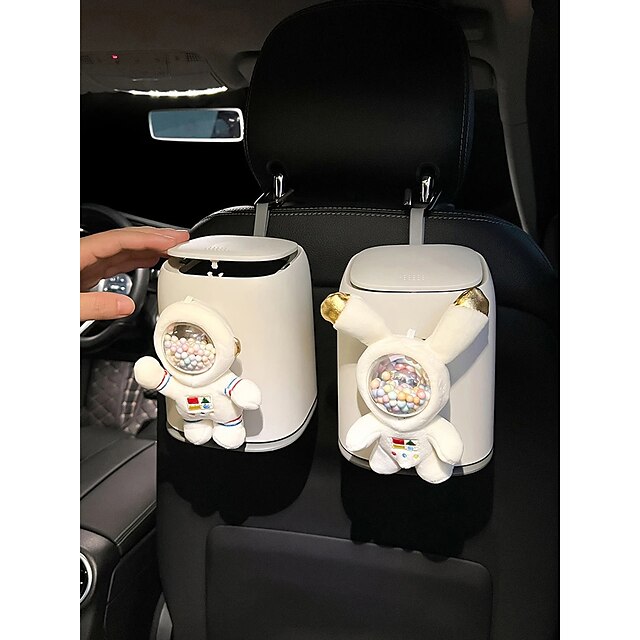 Consumer Electronics Automotive | StarFire Car Trash Can Cute Astronaut Car Cartoon Seat Back Hanging Storage Bucket To Store Ga