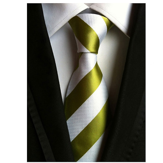  Men's Ties Neckties Work Wedding Gentleman Formal Style Modern Style Fashion Striped Formal Business Formal Evening