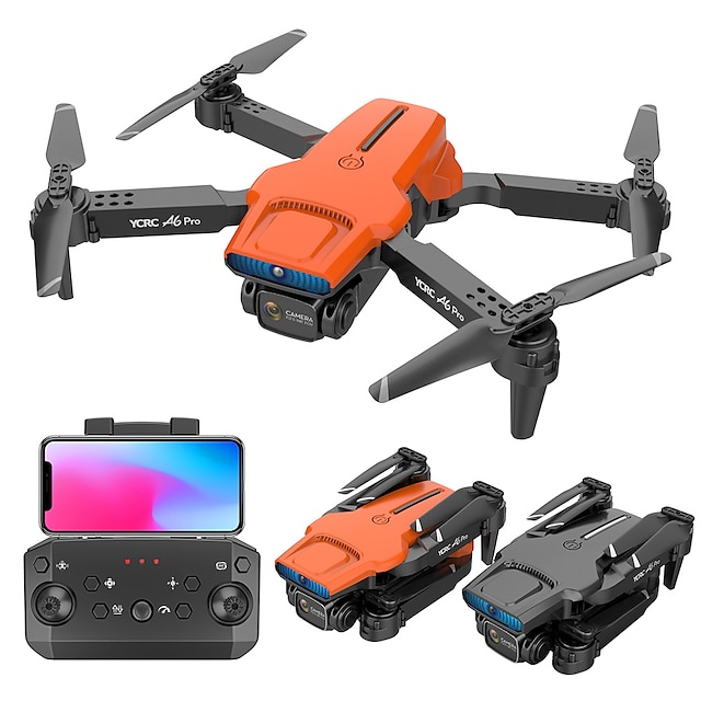  A6 Pro Obstacle Avoidance A6 Drone - Quadcopter UAV , 4K Video, F2.5 108°FOV Adjustable Aperture, 20Min Flight, APP & Remote Control, Gift for Teens/Adults