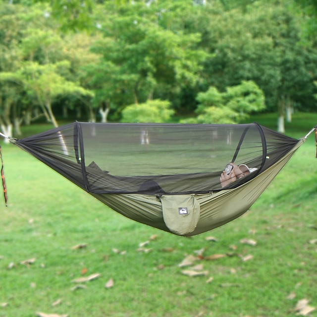  Mosquito Net Hammock Outdoor Mosquito Proof Hammock Swing Chair Air Tent Fast Opening Without Pulling Rope 270 * 140cm