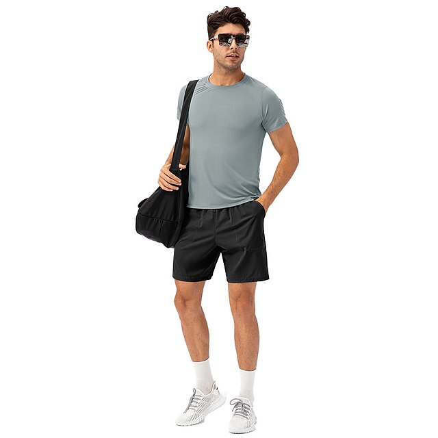 Sports & Outdoors Running, Jogging & Walking | YUERLIAN Mens Running Shirt Tee Tshirt Top Casual Athleisure Breathable Quick Dry