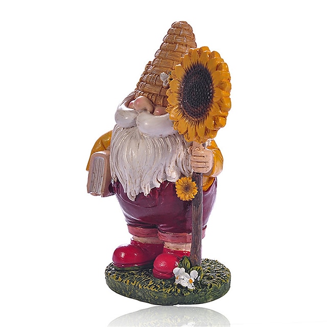 Home & Garden Home Decor | Bee Festival Gifts Gnome Dwarf Ornament Garden Resin Statue Ornament Decorative Dwarf Crafts - AD8830