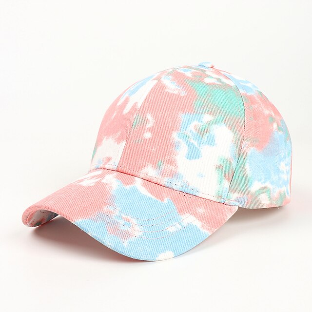 Shoes & Bags Fashion Accessories | 1pcs New Fashion Colorful Tie-dye Baseball Cap Spring Mens and Womens Trend Lovers Hat Outdoo