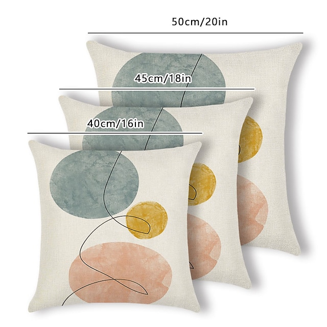 Home & Garden Home Decor | Modern Double Side Cushion Cover 4PC Soft Decorative Square Throw Pillow Cover Cushion Case Pillowcas