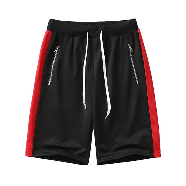 Mens Clothing Mens Bottoms | Mens Casual / Sporty Crop Knee Length Pants Casual Daily Micro-elastic Solid Color Breathable Sport