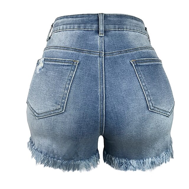 Womens Clothing Womens Bottoms | Womens Fashion Jeans Shorts Tassel Fringe Side Pockets Cut Out Short Pants Casual Weekend Micro