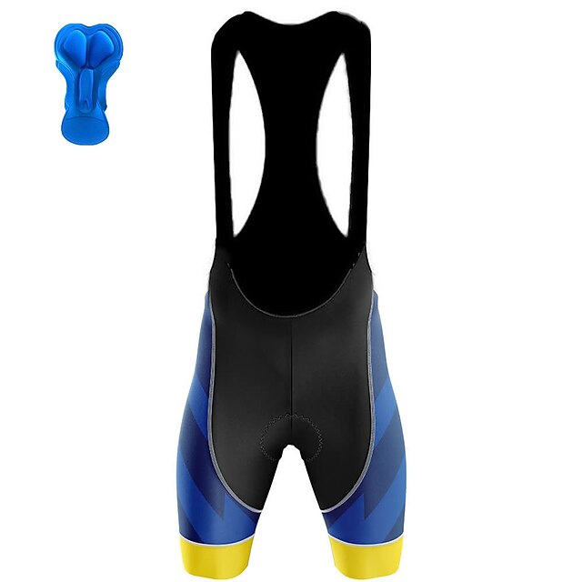 Sports & Outdoors Cycling | 21Grams Mens Cycling Bib Shorts Bike Bottoms Mountain Bike MTB Road Bike Cycling Sports Dark Blue 3D