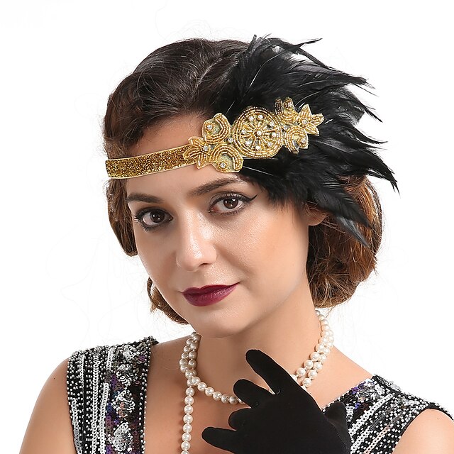 Retro Vintage Roaring 20s 1920s The Great Gatsby Flapper Headband ...