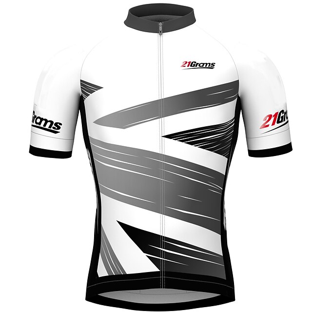 Men's Cycling Jersey Short Sleeve Bike Jersey Top with 3 Rear Pockets Mountain Bike MTB Road