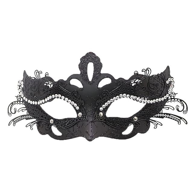  maschere mascherate metallo veneziano mardi gras party sera ballo costume maschera