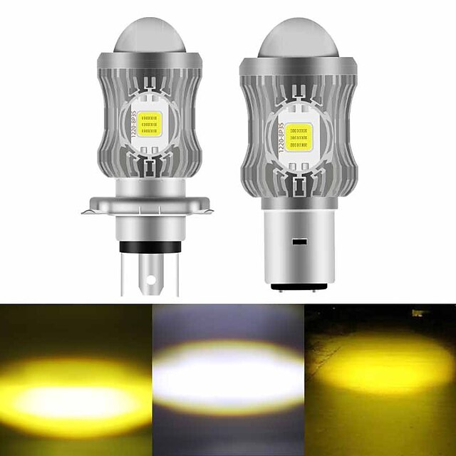 Consumer Electronics Automotive | 1pcs H4 BA20D Led Motorcycle Headlight Bulb Canbus Fog Light Hi Lo Lamp Scooter Accessories Mo