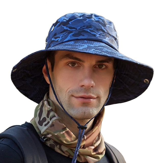 Men's Women's Sun Hat Fishing Hat Hiking Hat Boonie hat Wide Brim Summer Outdoor UV Sun