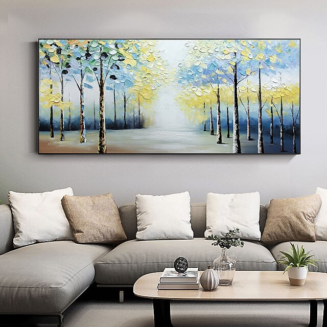 Home & Garden Wall Art | Oil Painting Handmade Hand Painted Wall Art Modern Abstract Colorful Minimalist Luxury Landscape Home D