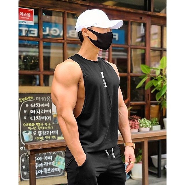 Sports & Outdoors Running, Jogging & Walking | Mens Sleeveless Running Tank Top Tee Tshirt Top Athletic Breathable Quick Dry Moi