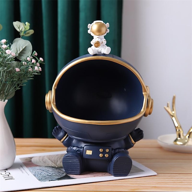 Home & Garden Home Decor | New Space Astronaut Storage Ashtray Convenient And Practical Resin Ornaments Home Living Room Decorat