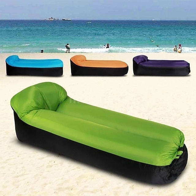  flotadores de piscina, tumbona de playa para adultos saco de dormir de camping plegable rápido bolsa de sofá inflable impermeable sacos de dormir de camping perezosos cama de aire, inflable para