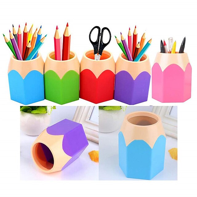 Consumer Electronics Stationery | Pen Pencil Holder Cup Creative Multifunction Plastics for School Student Children - DA93822