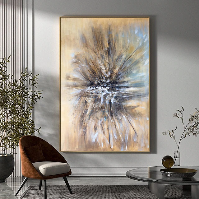 Handmade Oil Painting CanvasWall Art Decoration Abstract Knife Painting Landscape For Home Decor Rolled Frameless Unstretched Painting 9