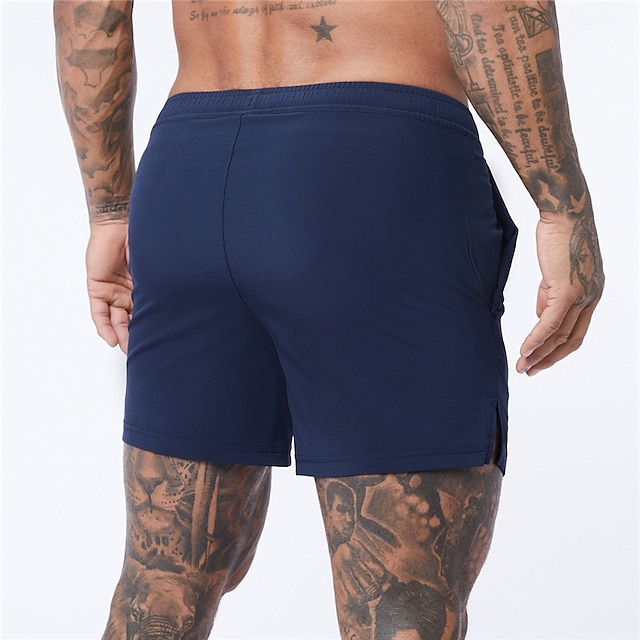 Mens Clothing Mens Bottoms | Mens Classic Style Fashion Active Shorts Elastic Waist Front Pocket Short Pants Sports Outdoor Casu