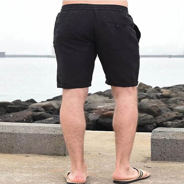 Mens Clothing Mens Bottoms | Mens Stylish Casual / Sporty Active Shorts Drawstring Pocket Elastic Waist Short Pants Sports Outdo