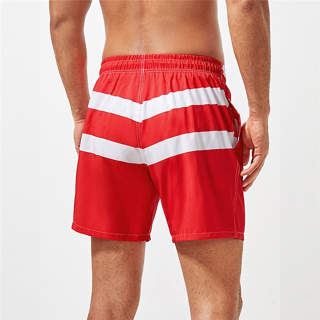 Mens Clothing Mens Bottoms | Mens Classic Style Fashion Shorts Beach Shorts Pocket Elastic Drawstring Design Short Pants Casual 