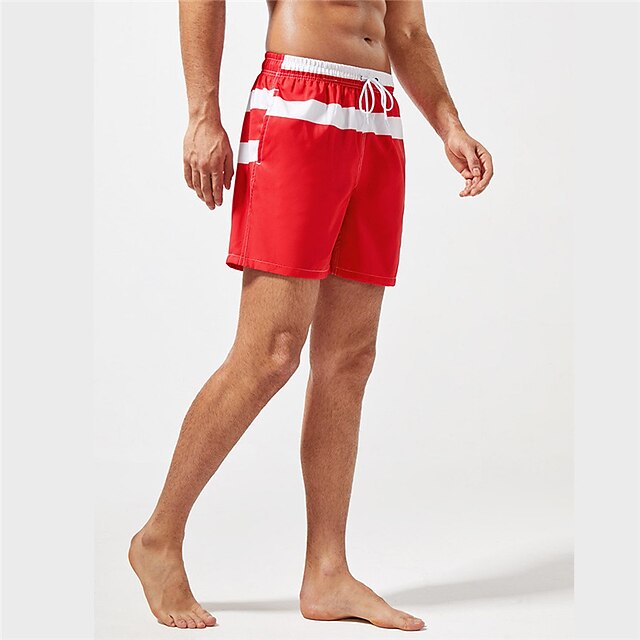 Mens Clothing Mens Bottoms | Mens Classic Style Fashion Shorts Beach Shorts Pocket Elastic Drawstring Design Short Pants Casual 