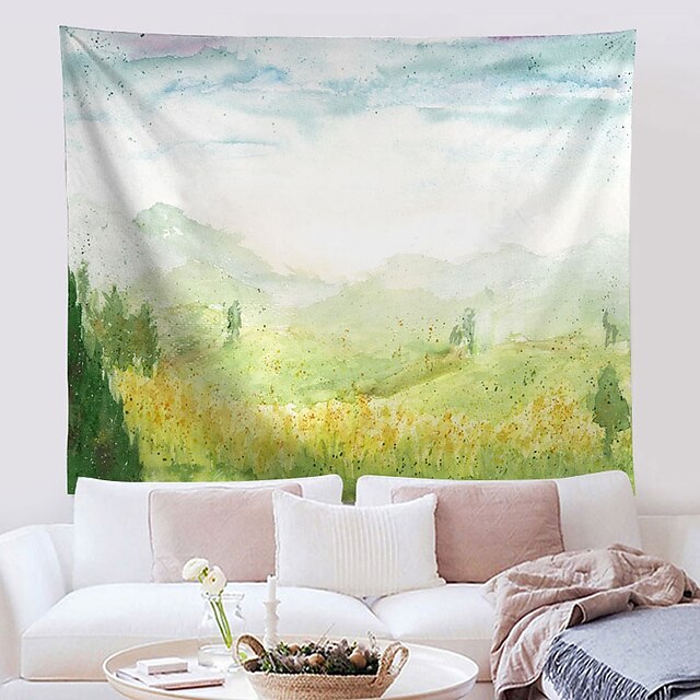 Home & Garden Home Decor | Oil Painting Style Wall Tapestry Art Decor Blanket Curtain Hanging Home Bedroom Living Room Decoratio