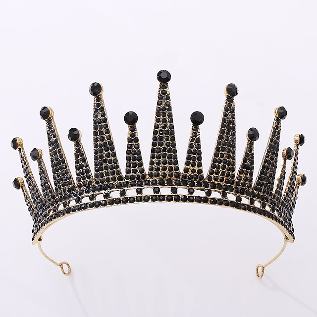  King's and Queen's Royal Crowns - King Elizabeth Queen Festival Costume Prom Accessories Party Celebration, Bailey