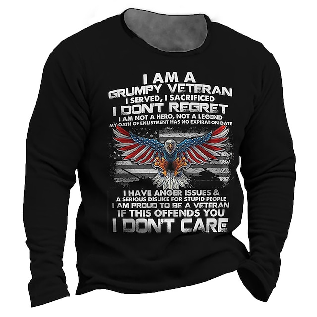 Mens Clothing Mens Hoodies & Sweatshirts | Mens Unisex Sweatshirt Pullover Graphic Prints Eagle Letter Print Daily Sports 3D Pri