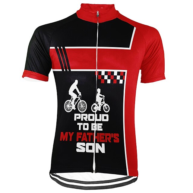 Sports & Outdoors Cycling | 21Grams Mens Short Sleeve Cycling Jersey Bike Top with 3 Rear Pockets Mountain Bike MTB Road Bike Cy