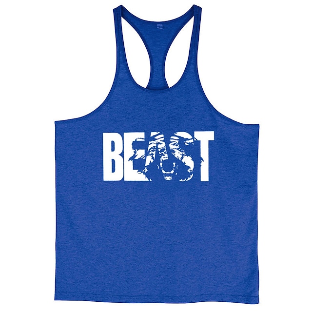 Sports & Outdoors Running, Jogging & Walking | Mens Sleeveless Running Tank Top Racerback Tee Tshirt Top Athletic Breathable Qui