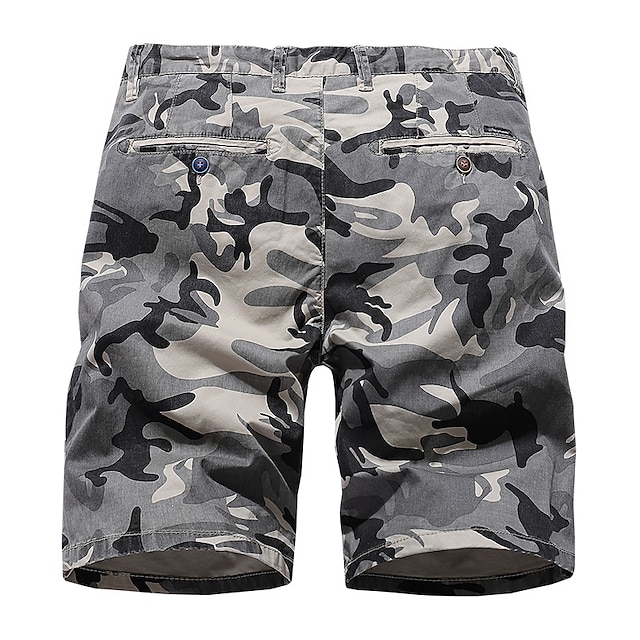 Mens Clothing Mens Bottoms | Mens Classic Style Fashion Shorts Cargo Shorts Pocket Knee Length Pants Casual Daily Camouflage Com