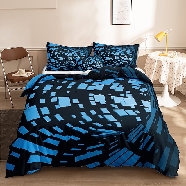 3D Vortex 3-Piece Duvet Cover Set Hotel Bedding Sets Comforter Cover ...