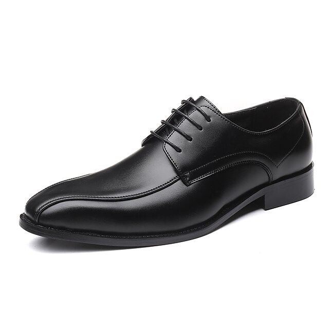 Shoes & Bags Mens Shoes | Mens Oxfords Business Home Daily PU Black Fall Spring - TX39595