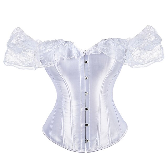 Halloween Costume Corset Women‘s Plus Size Sexy Lace Corset & Bustier for Tummy Control Party