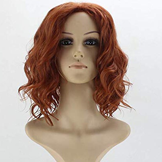 Beauty & Hair Wigs & Hair Pieces | Black Widow Cosplay Hair Wigs the Avengers Cosplay Synthetic Short Brown Curly Wig for Women 