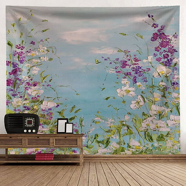 Home & Garden Home Decor | Floral Wall Tapestry Art Decor Blanket Curtain Hanging Home Bedroom Living Room Decoration Polyester 