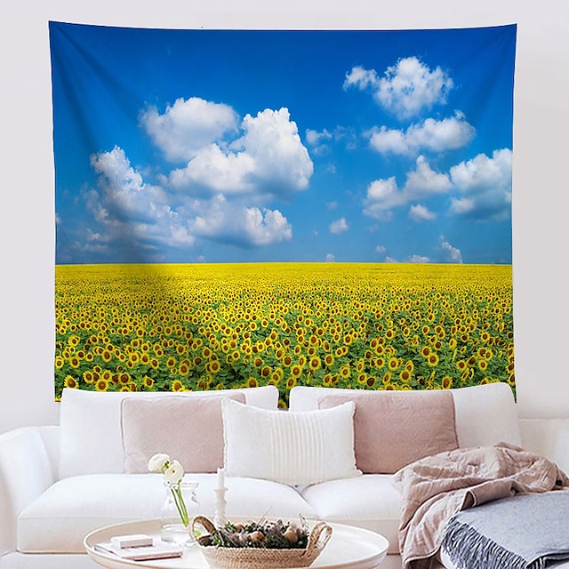 Home & Garden Home Decor | Sunflower Wall Tapestry Art Decor Blanket Curtain Hanging Home Bedroom Living Room Decoration Polyest