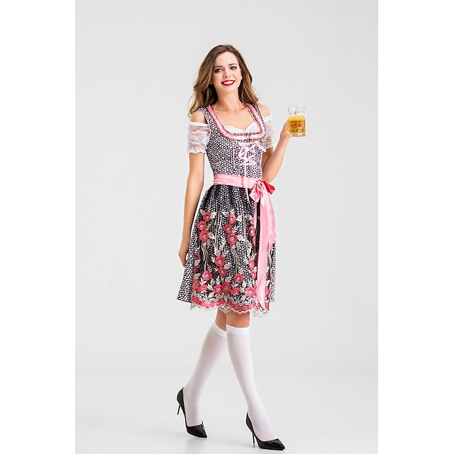 Toys & Hobbies Cosplay & Costumes | Oktoberfest Beer International Beer Festival Dirndl Trachtenkleider Womens Dress Apron Corse