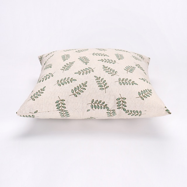 Home & Garden Home Decor | 1 pcs Leaf Print Cushion Cover Without Filler 45*45cm - IP87387